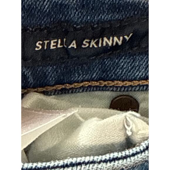 Lucky Brand Stella Skinny Jeans 6/28 Ankle Destroyed Distressed Raw Hem - Picture 6 of 9